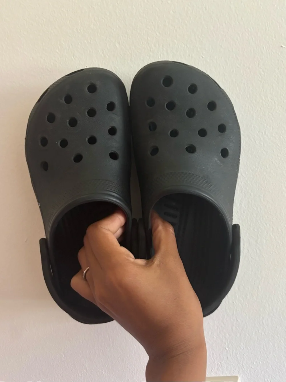 Classic Black crocs